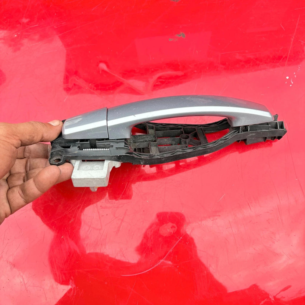 Vauxhall/Opel Astra H Caravan 2004-2010 Rear Left Outside Door Handle Silver