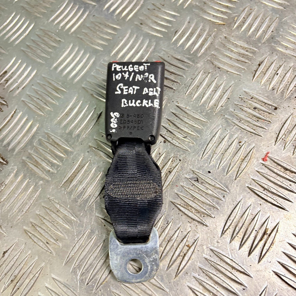 Peugeot 107 2005-2014 Left Passenger Nearside Rear Seatbelt Buckle