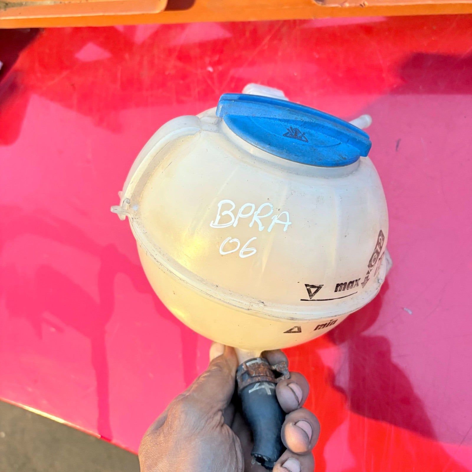 VW Polo 9N 2002-2009 Coolant Expansion Header Tank 6Q0121407A Fabia Ibiza Fox