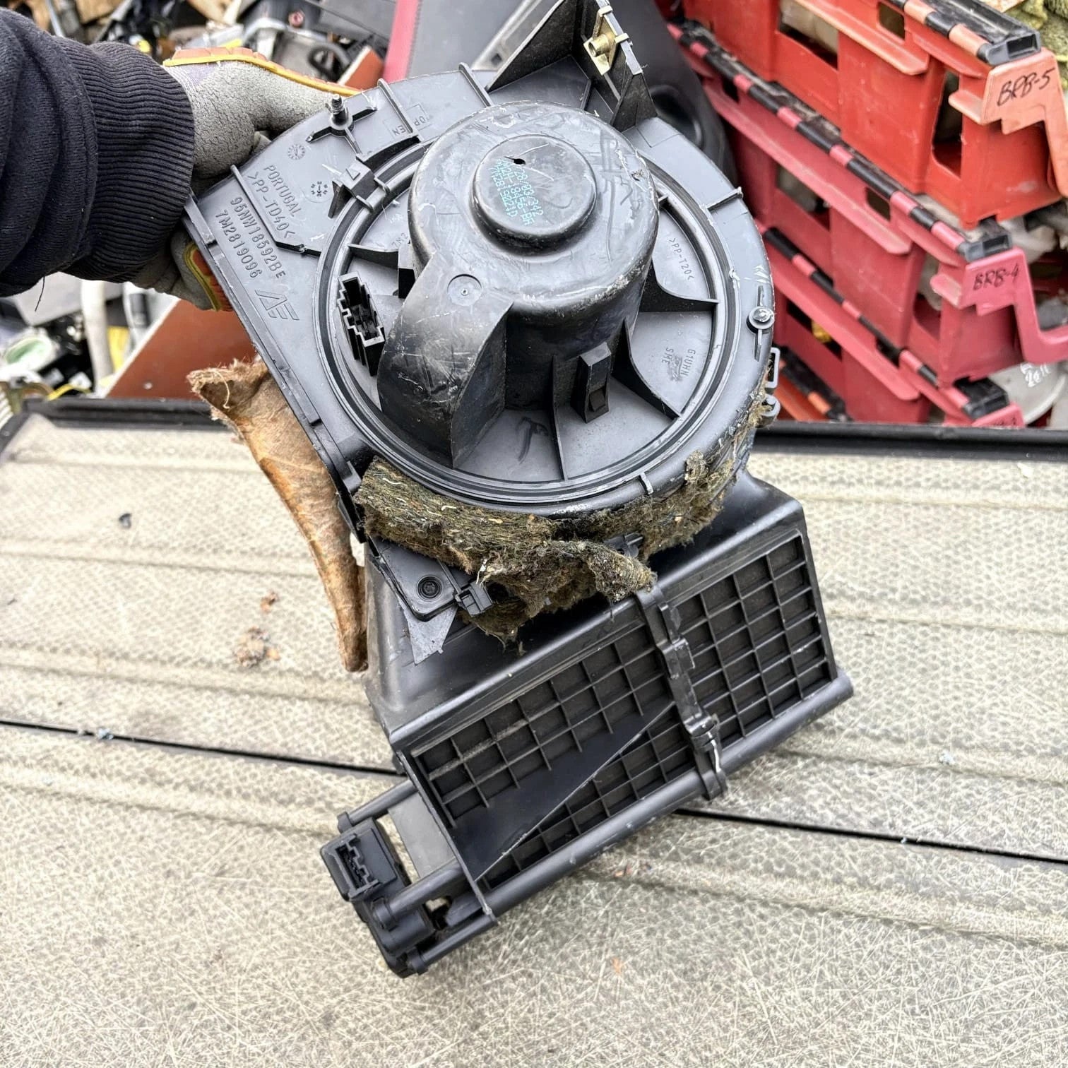 Ford Galaxy 2000-2006 Heater Blower Motor Fan + Flap Motor 7M2819096 7M3907511A