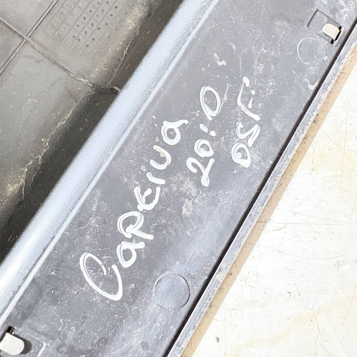 2010 VAUXHALL ANTARA Driver FRONT DOOR SILL KICK PLATE 96630459
