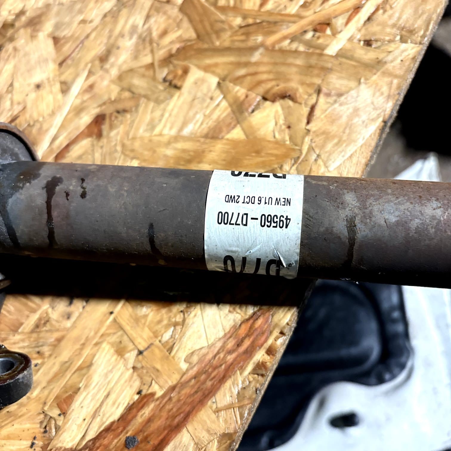 Kia Sportage QL 1.6 CRDi Front Right CV Driveshaft Manual 2016-2022 49560D7700