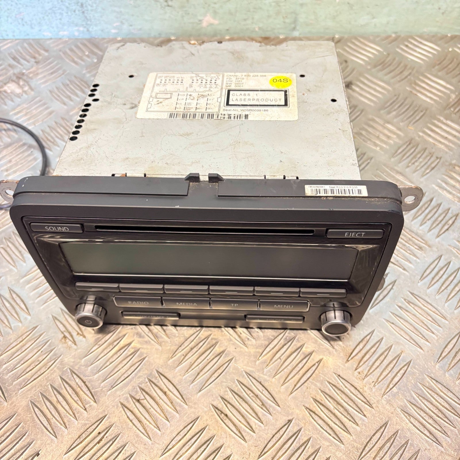 SEAT LEON/ALTEA Multi-Media Display Radio Stereo no CODE-5P0 035 186