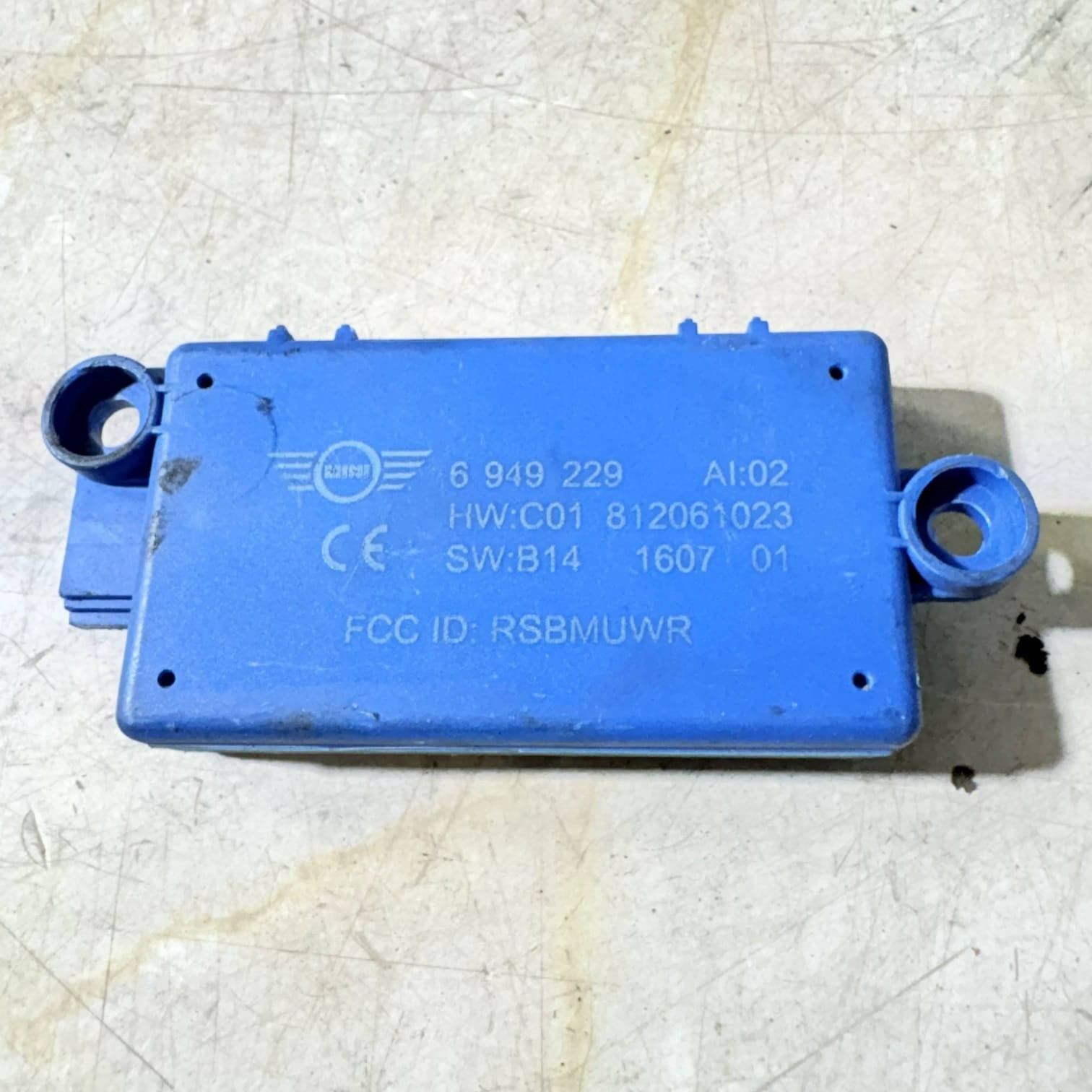 Mini Cooper R52 Convertible Door Alarm Control Sensor Module 6949229 2008
