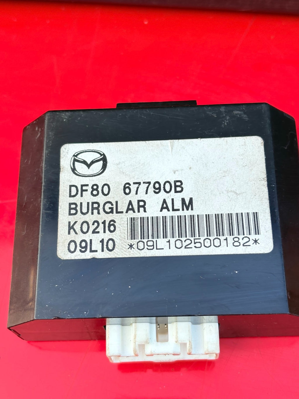 MAZDA 2 2010 BURGLAR ALARM CONTROL MODULE DF80 67790B