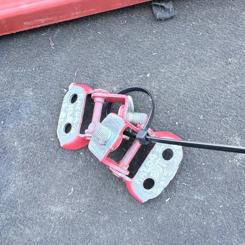 MAZDA 3 BL 2009-2013 Rear Left Door Hinges Pair NSR Passenger Red