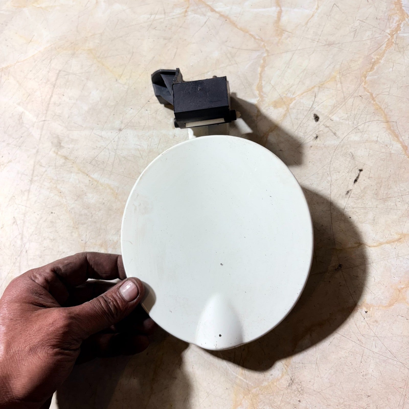 Fiat 500 312 2007-2015 Fuel Filler Flap Door Cover White Rear Right 51785379 3Dr
