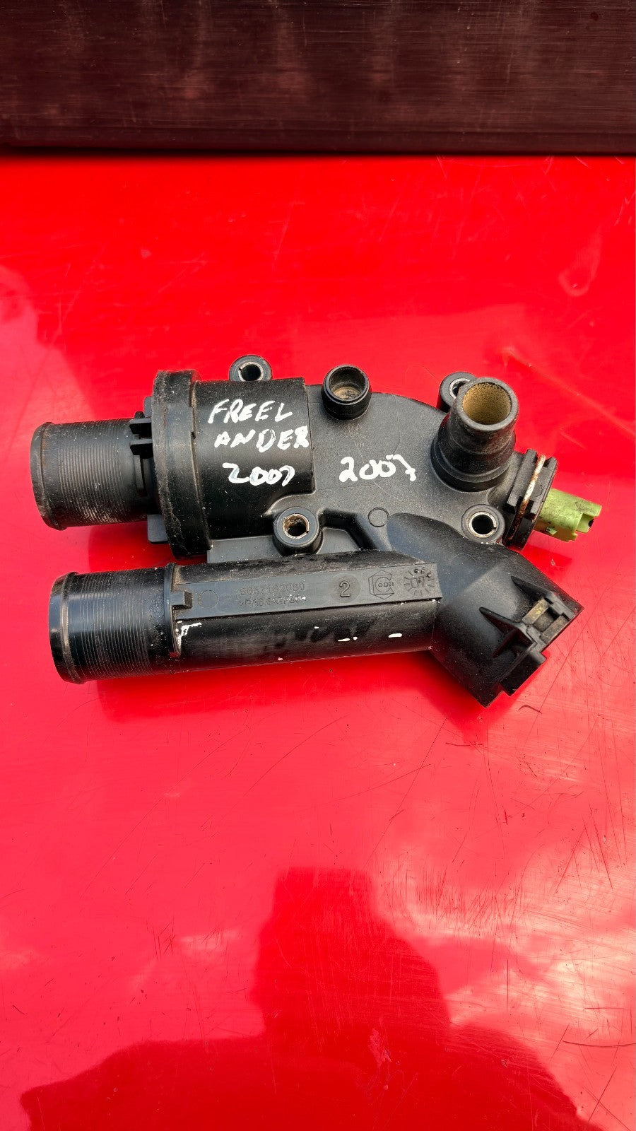 LAND ROVER FREELANDER 2.2 2007 COOLANT THERMOSTAT HOUSING 9657182080