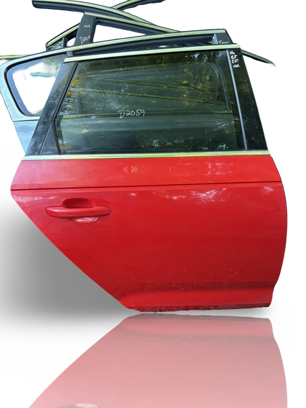 AUDI A4 B8 AVANT ESTATE 2008-2015 DRIVER SIDE REAR RIGHT DOOR IN RED