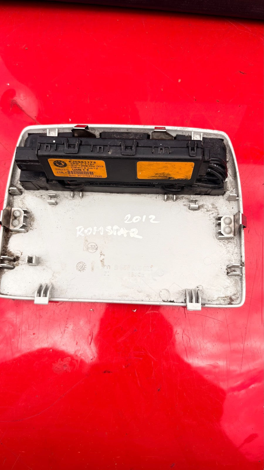 SKODA ROOMSTER 2012 ULTRASOUND ROOF SENSOR ALARM 5J0951172