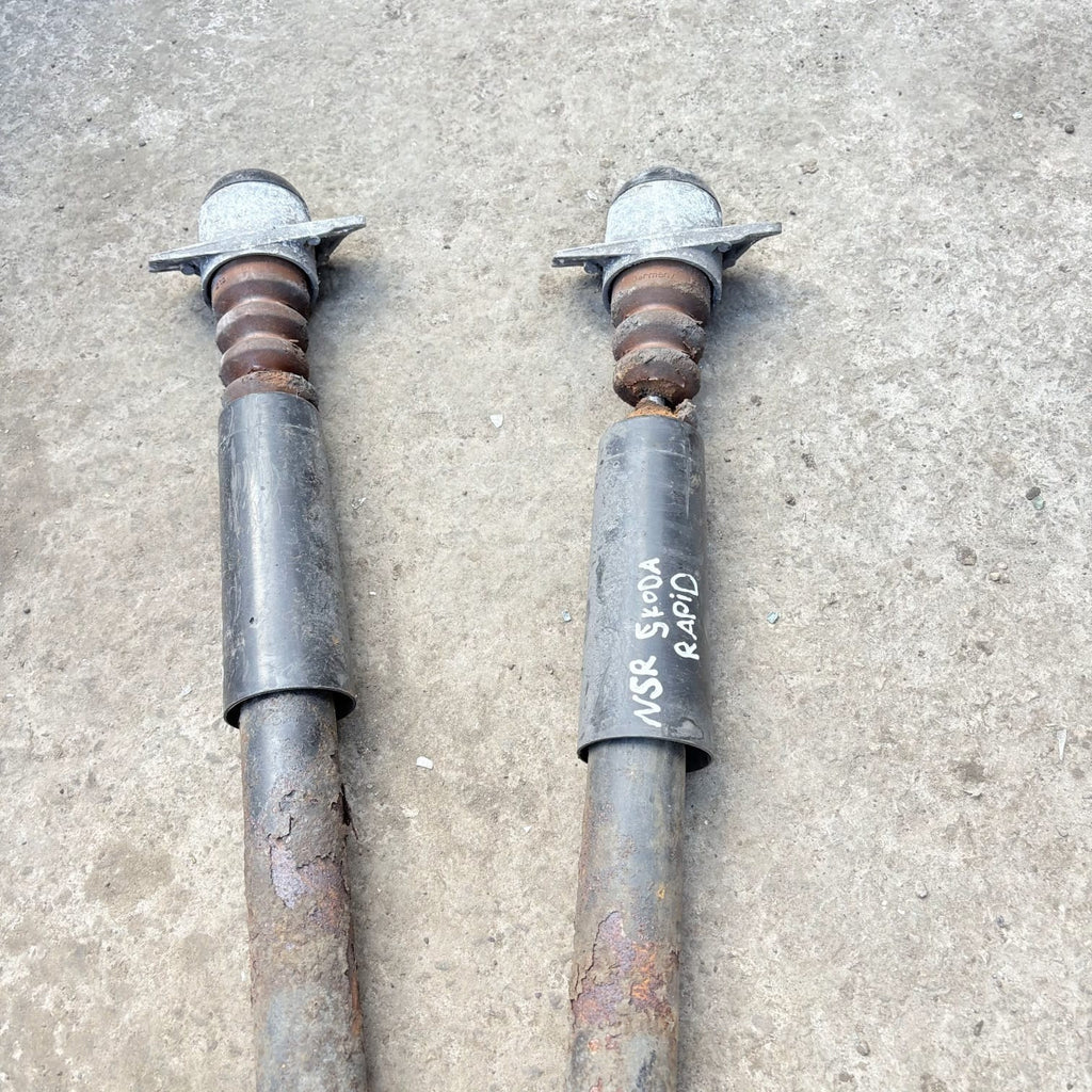 Skoda Rapid 1.6 TDI 2012-2019 Rear Shock Absorbers Pair OSR NSR 6R0513425