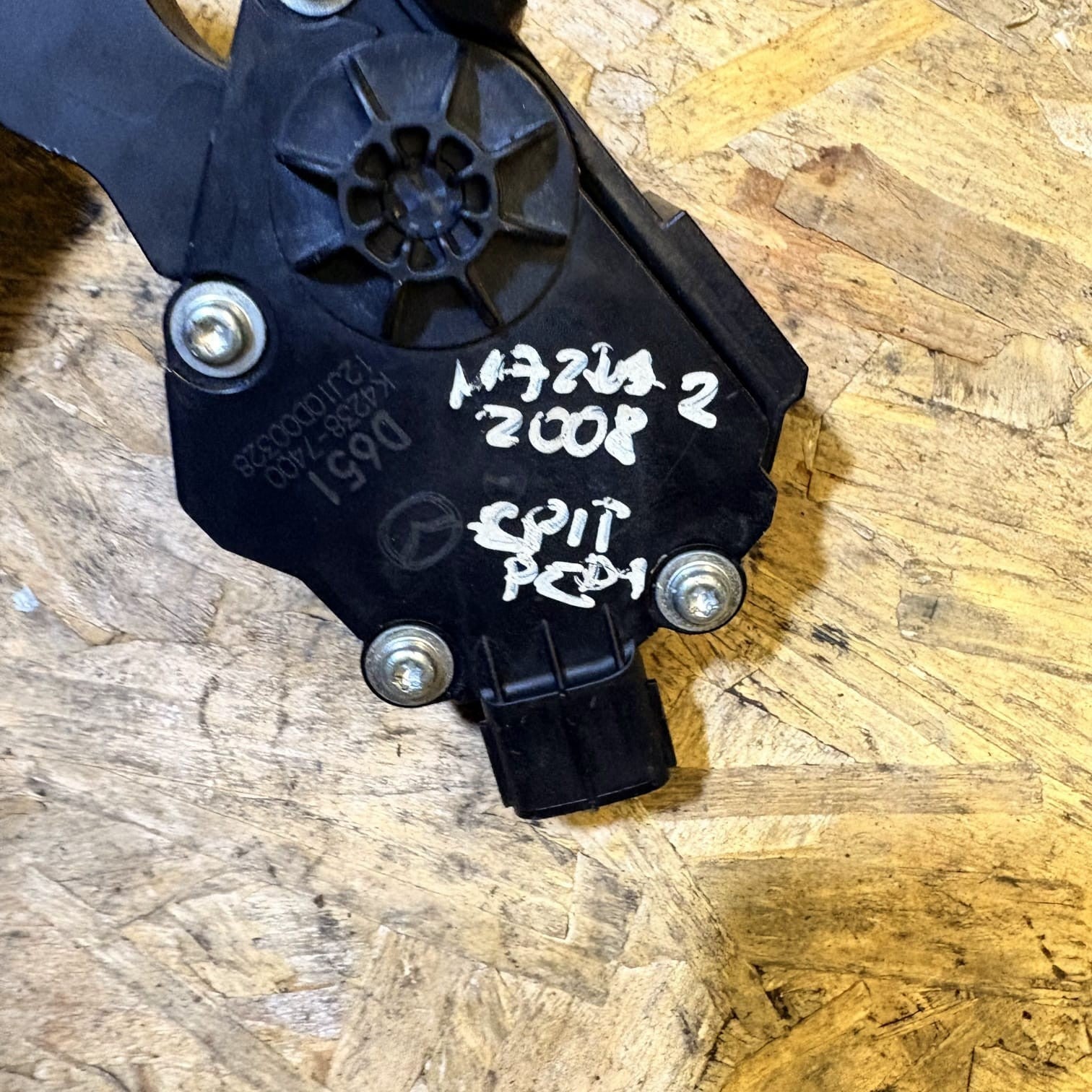 MAZDA 2 DE SPORT ACCELERATOR THROTTLE PEDAL MODULE K4238-7400 2007-2014 MK2