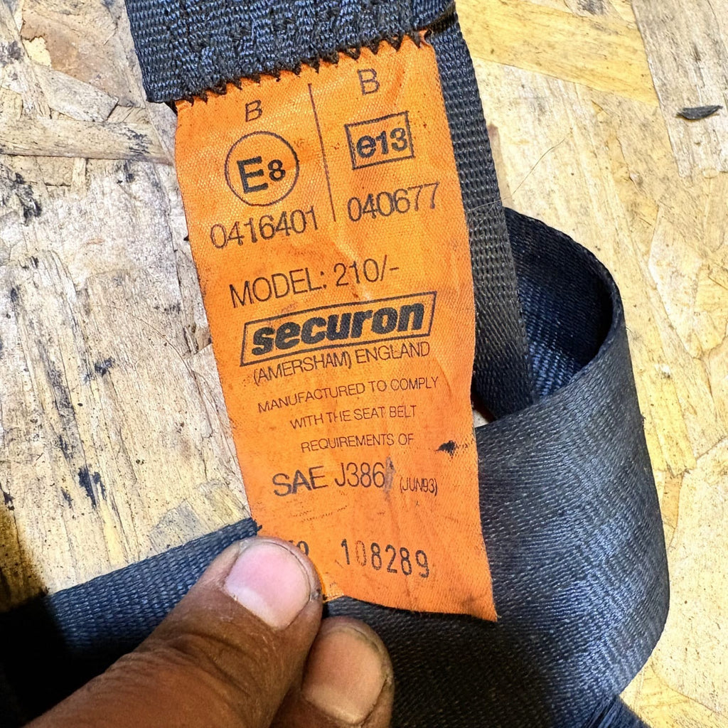 FIAT SCUDO 2.0 L315 Rear Seat Belt SAEJ386 2.5 Diesel E13040677 E80416401