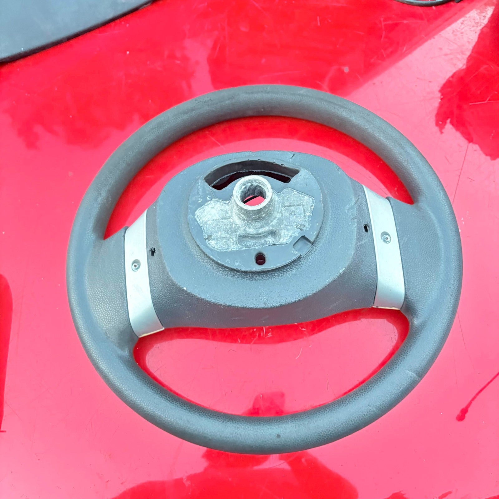 BMW MINI Cooper One R50 2001-2006 2 Spoke Steering Wheel Chrome Trim 1513083
