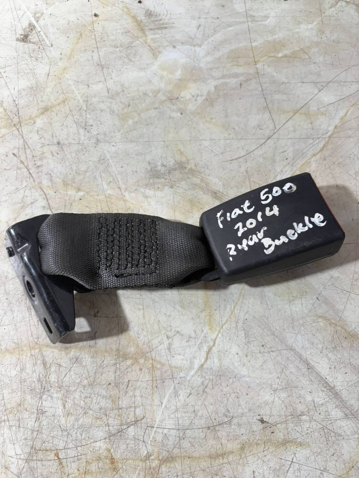 Fiat 500 312 2007-2015 Rear Left (LH) Seat Belt Buckle Stalk 34045525