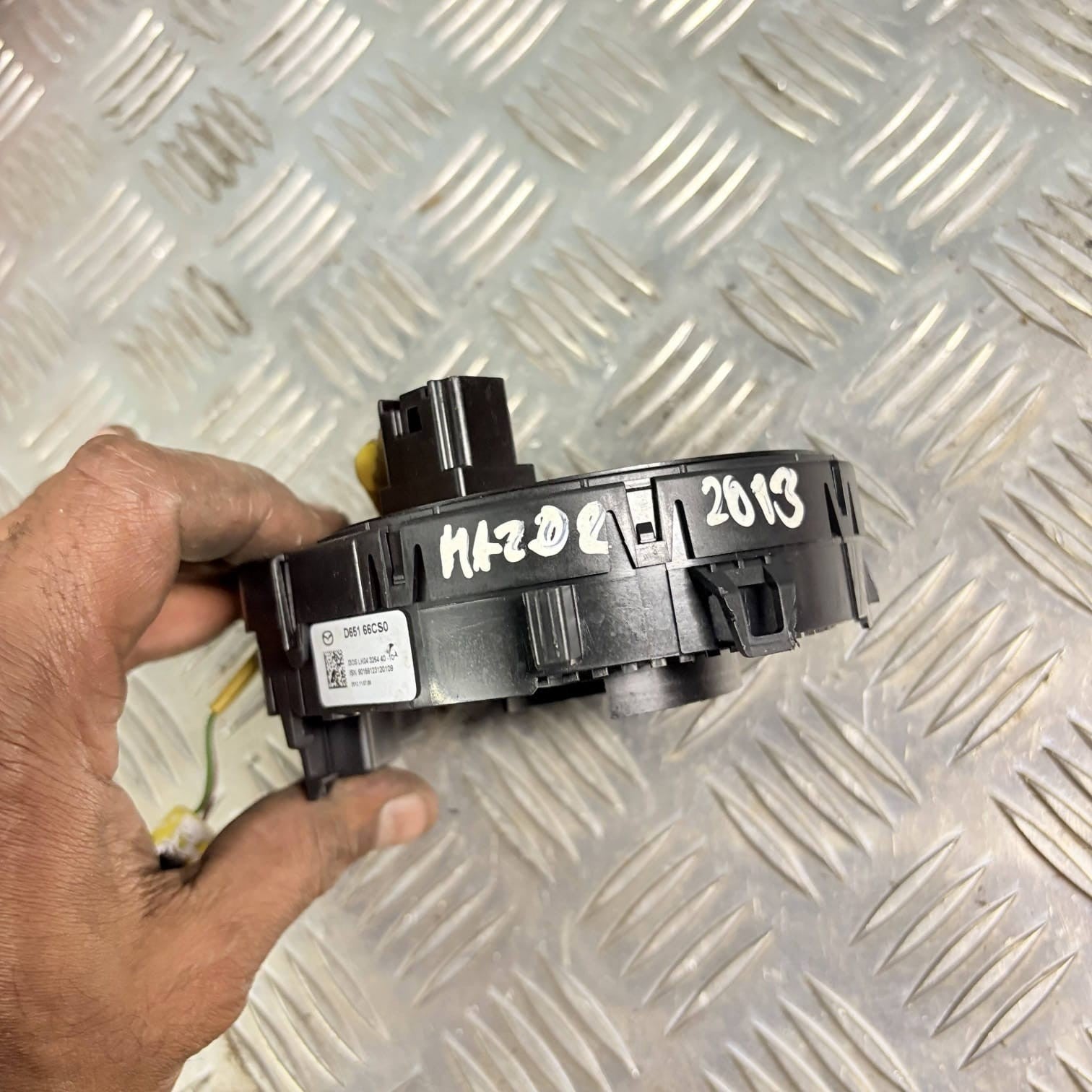 MAZDA 6 2013 INDICATOR SWITCH STALK AND STEERING WHEEL SLIP D65166CS0