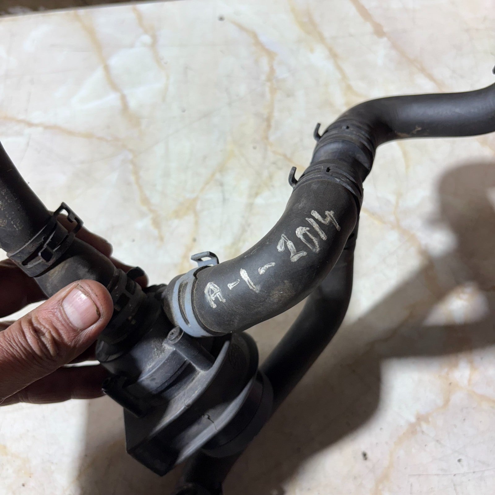 2014 AUDI A1 ENGINE SECONDARY WATER PUMP 309500190