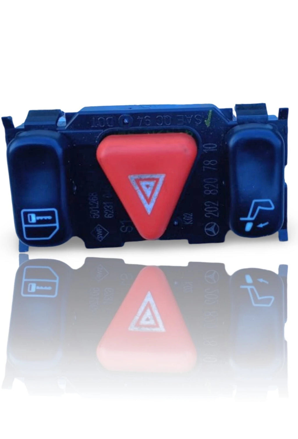 MERCEDES W202 C CLASS HAZARD / LOCK DASHBOARD SWITCH 2028207810