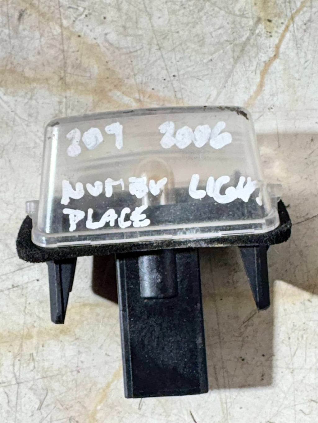 Light License Plate Rear 207 2006 1.4 B 70KW 5M 5P 71907190