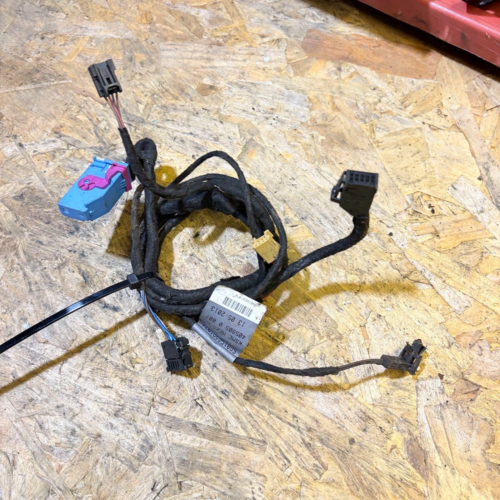 2015 AUDI A4 B8 FRONT RIGHT DOOR PANEL WIRING HARNESS LOOM-8K0 971 035 AR