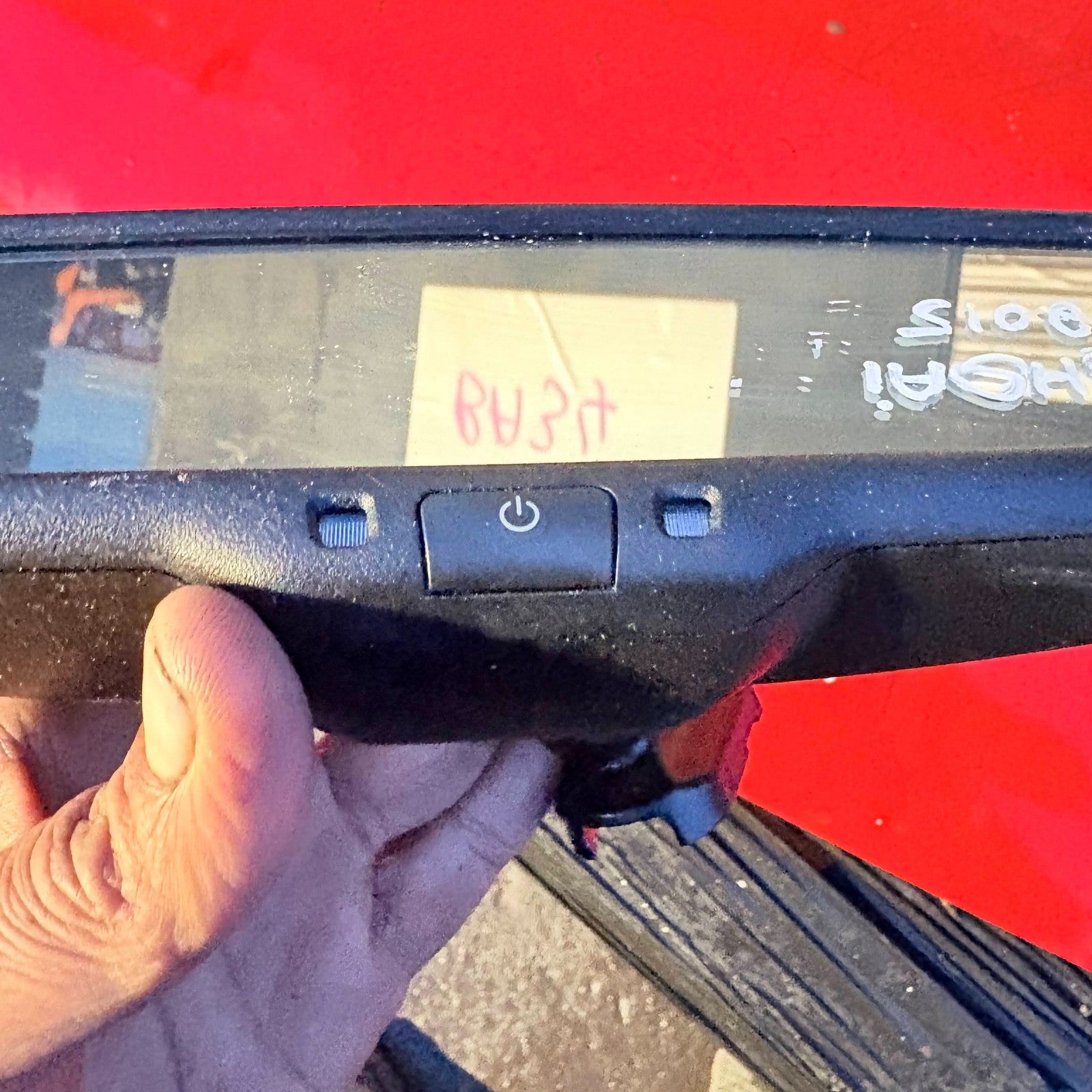 2015 NISSAN QASHQAI INTERIOR REAR VIEW MIRROR 015892