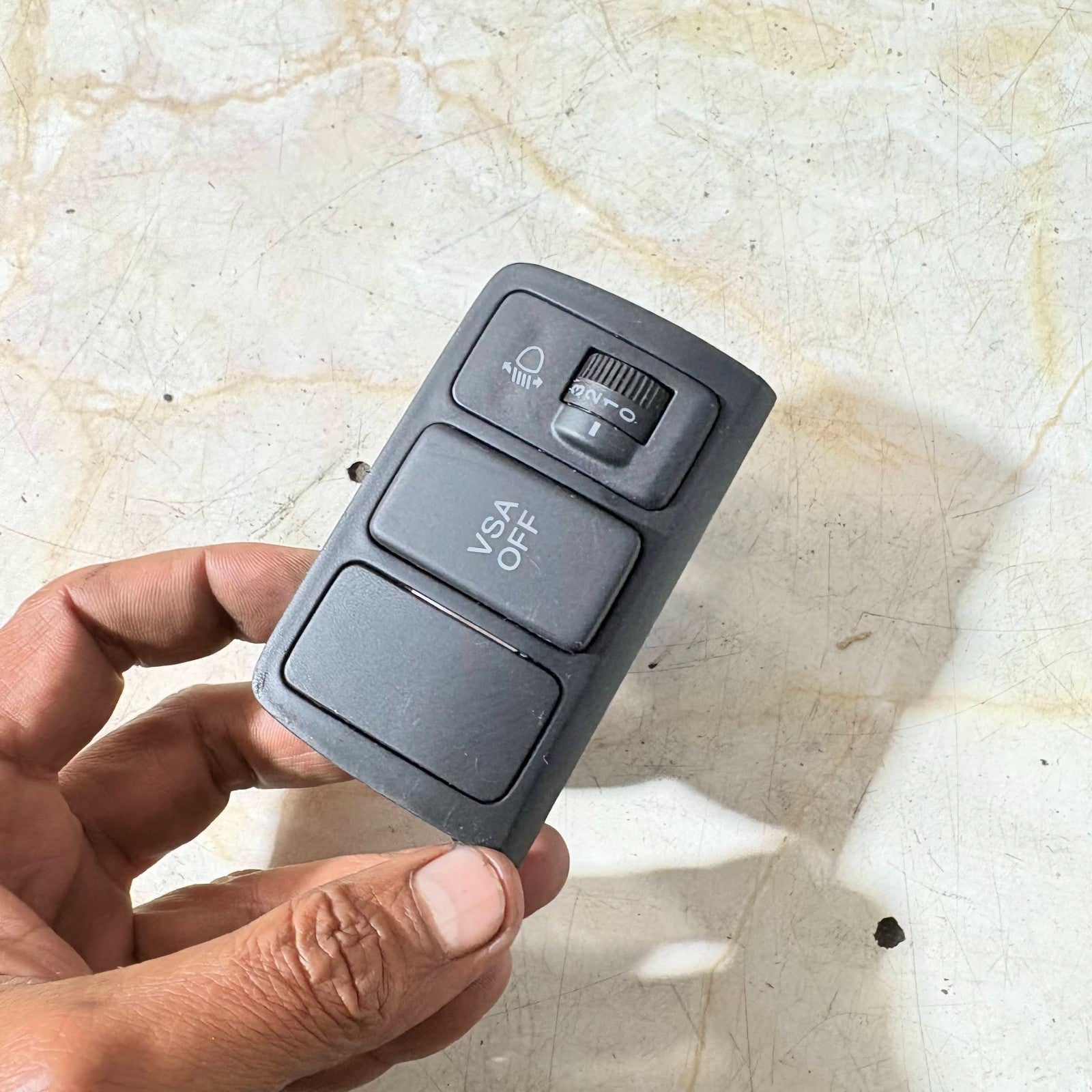 HONDA Accord 7 generation (2003-2007) Headlight height adjustment switch