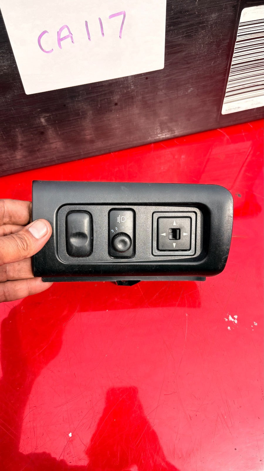 Kia Sedona MK1 02-05 Headlight Level Mirror Adjuster Switch Panel