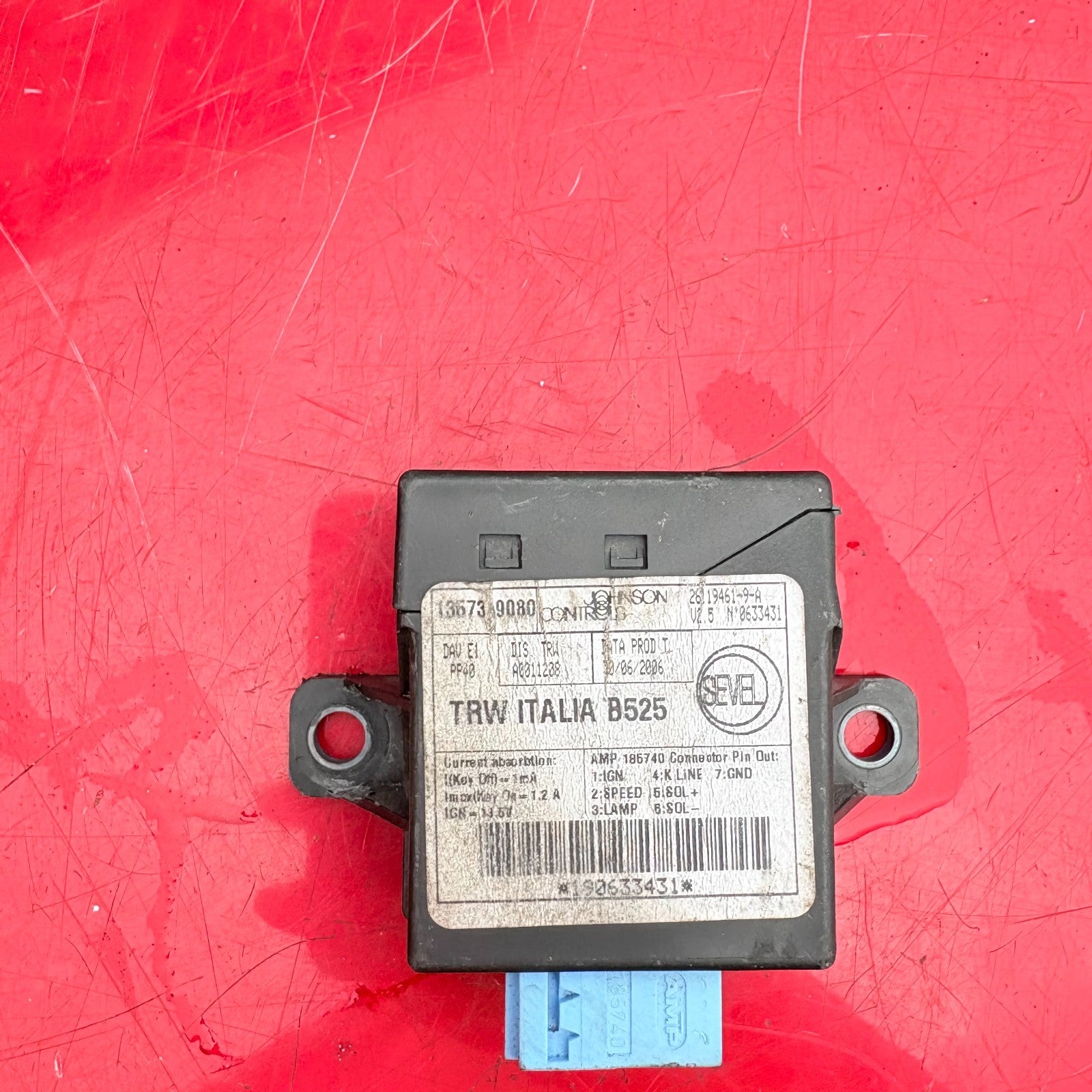 FIAT DUCATO 2006 POWER STEERING MODULE 13673A9080