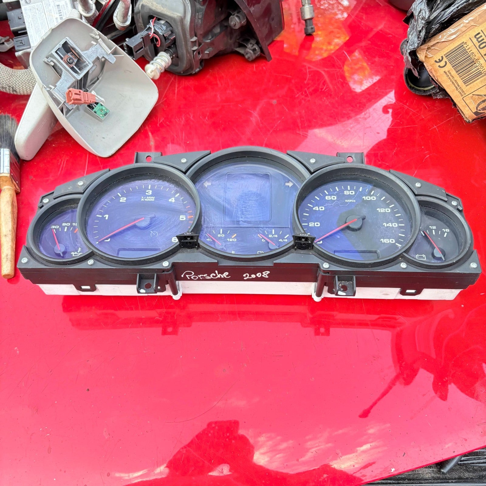 Porsche Cayenne 955/957 2002-2010 Clocks Speedometer Cluster MPH 7L5920975R