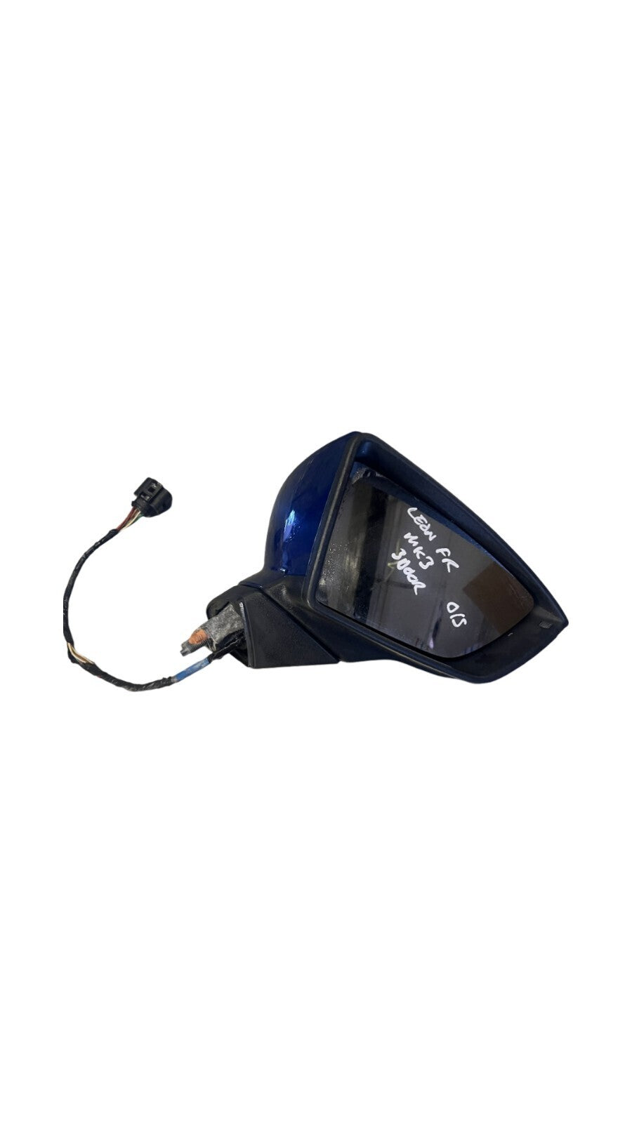 2013-2016 SEAT LEON MK3 DRIVER SIDE WING MIRROR BLUE OS OSF OFFSIDE