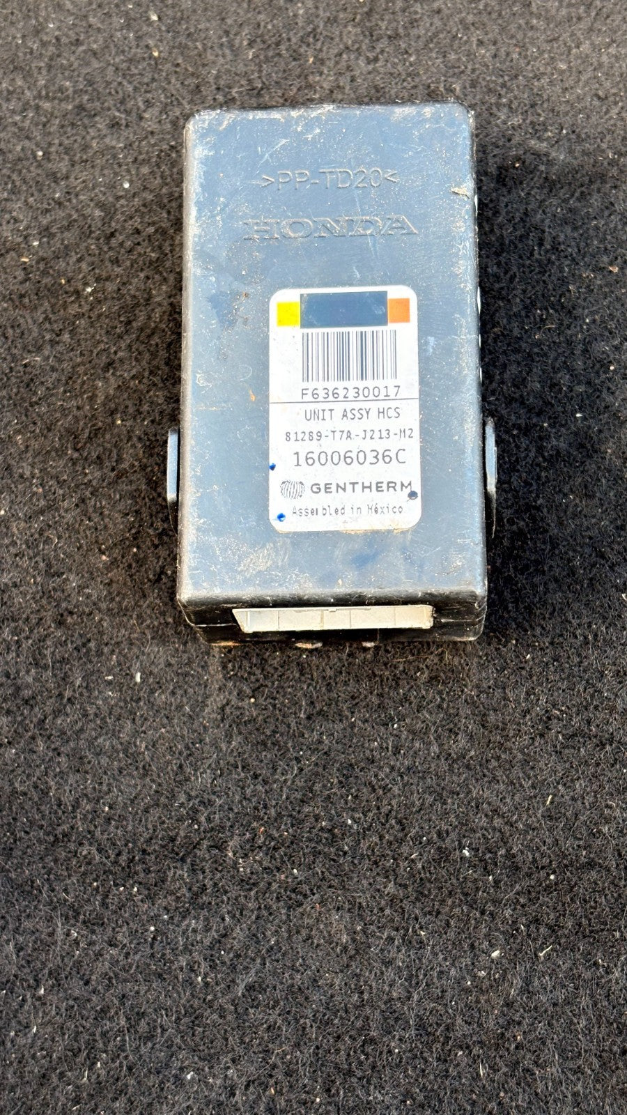 2018 HONDA HRV HEATER CONTROL UNIT MODULE 81289-T7A-J213-M2