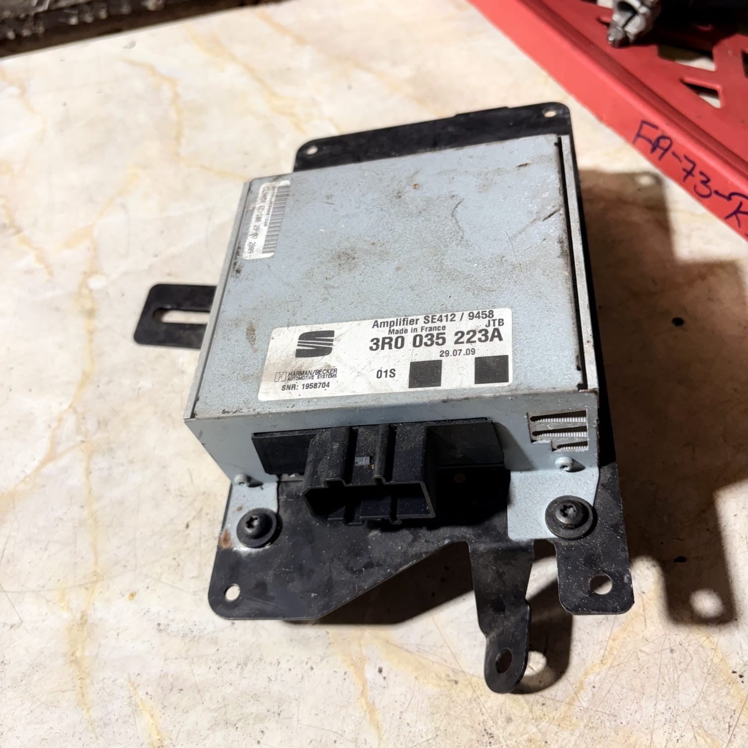 SEAT EXEO 3R 2008-2013 AUDIO AMPLIFIER SOUND SYSTEM MODULE 3R0035223A