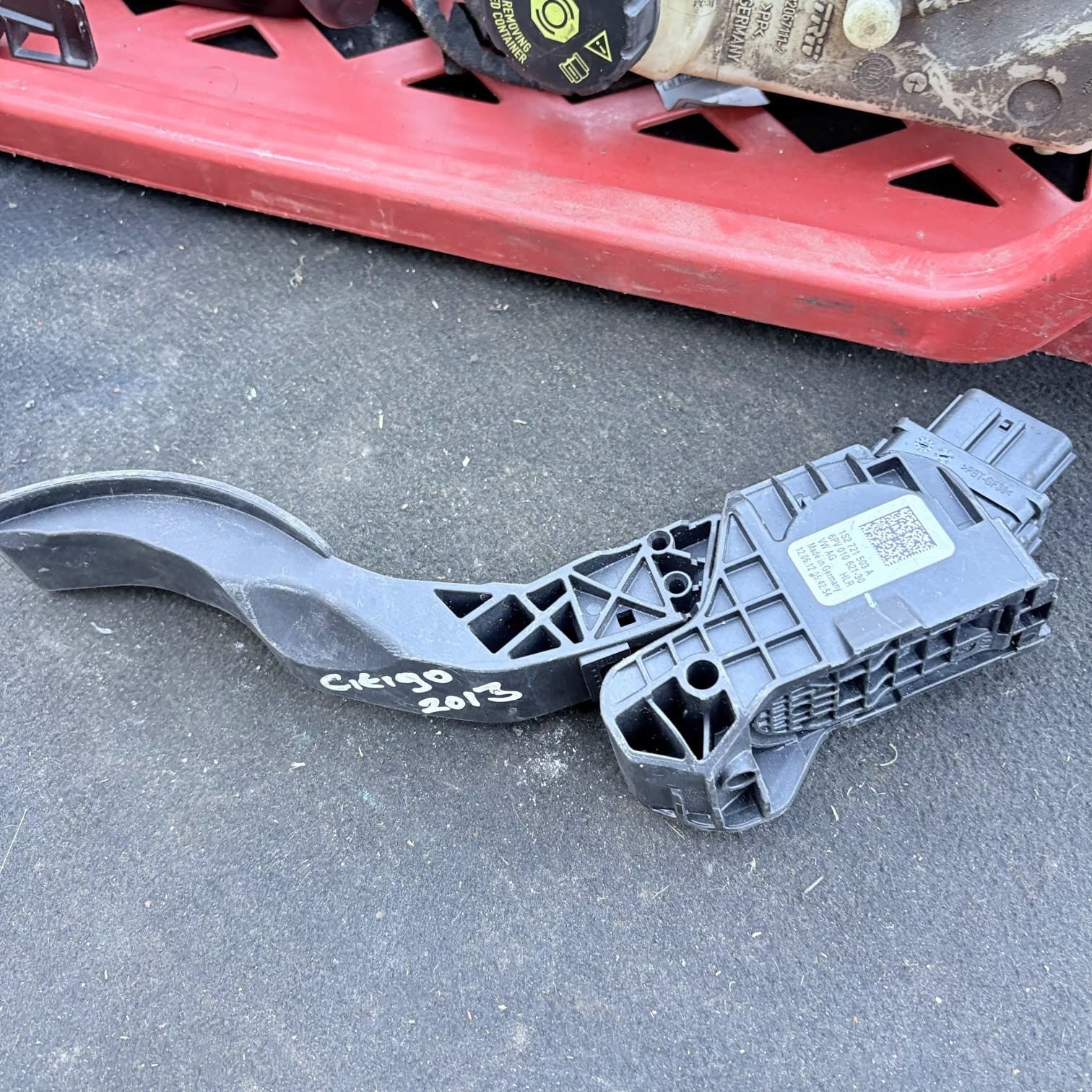2013 SEAT MII 1.0 PETROL ACCELERATOR PEDAL 1S2721503A