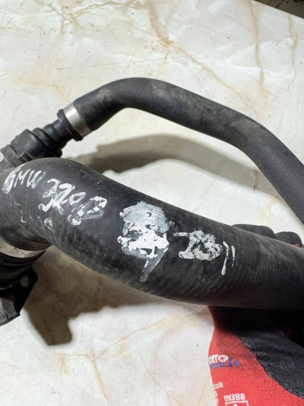 Radiator Hose fits BMW 750 E65 4.8 Upper 05 to 08 N62B48B Coolant Gates Quality