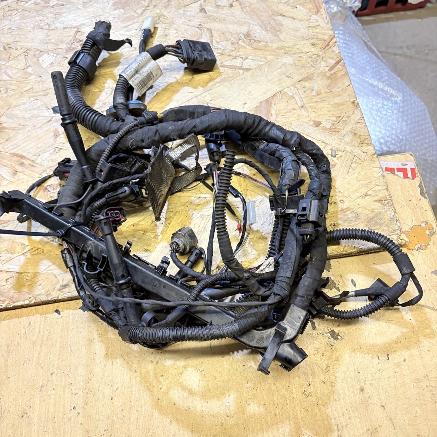 2012VW TOURAN1.6DIESELCAYCAYCENGINEWIRINGLOOMHARNESS DRIVER REAR 03L971824E OSR