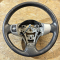2010 TOYOTA YARIS Mk2 (XP90) Leather Multifunctional Black Steering Wheel