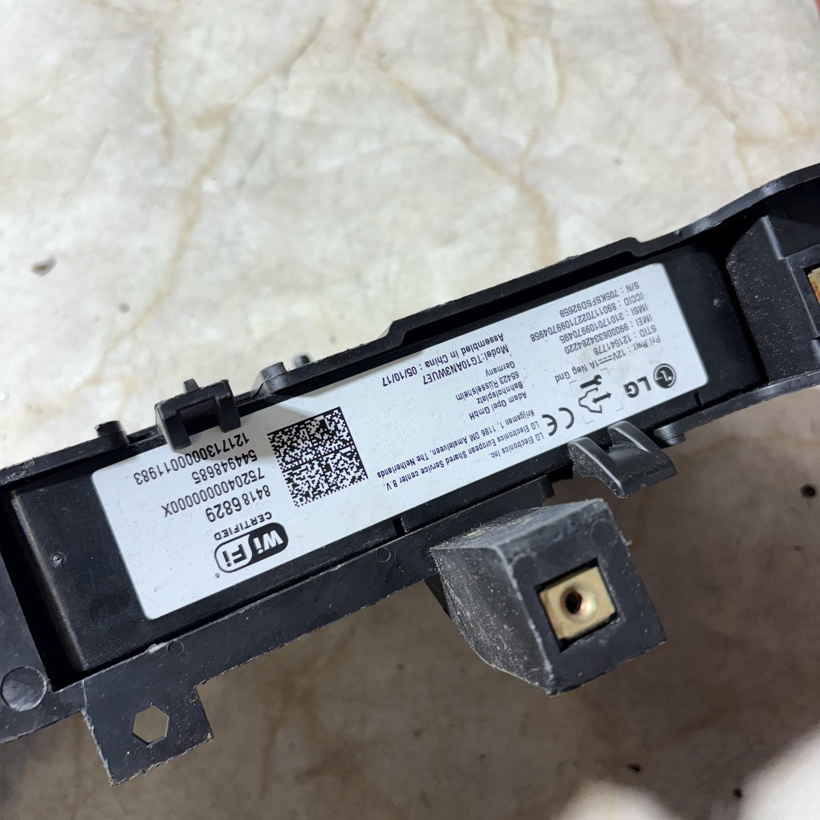 VAUXHALL MOKKA X 2017 WIFI HOTSPOT CONTROL MODULE 84186829
