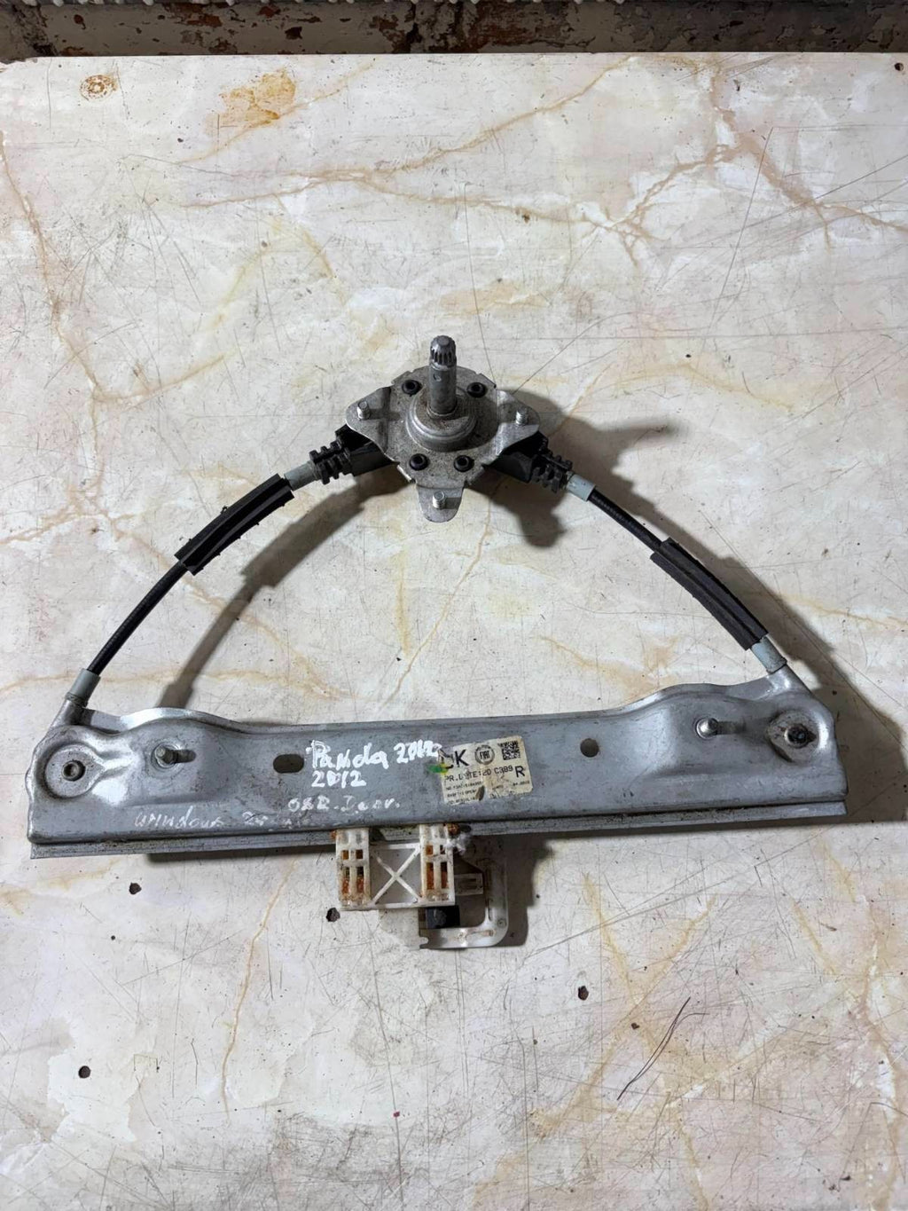 FIAT PANDA 2003-2012 MK2 DRIVER REAR RIGHT MANUAL WINDOW REGULATOR MECHANISM
