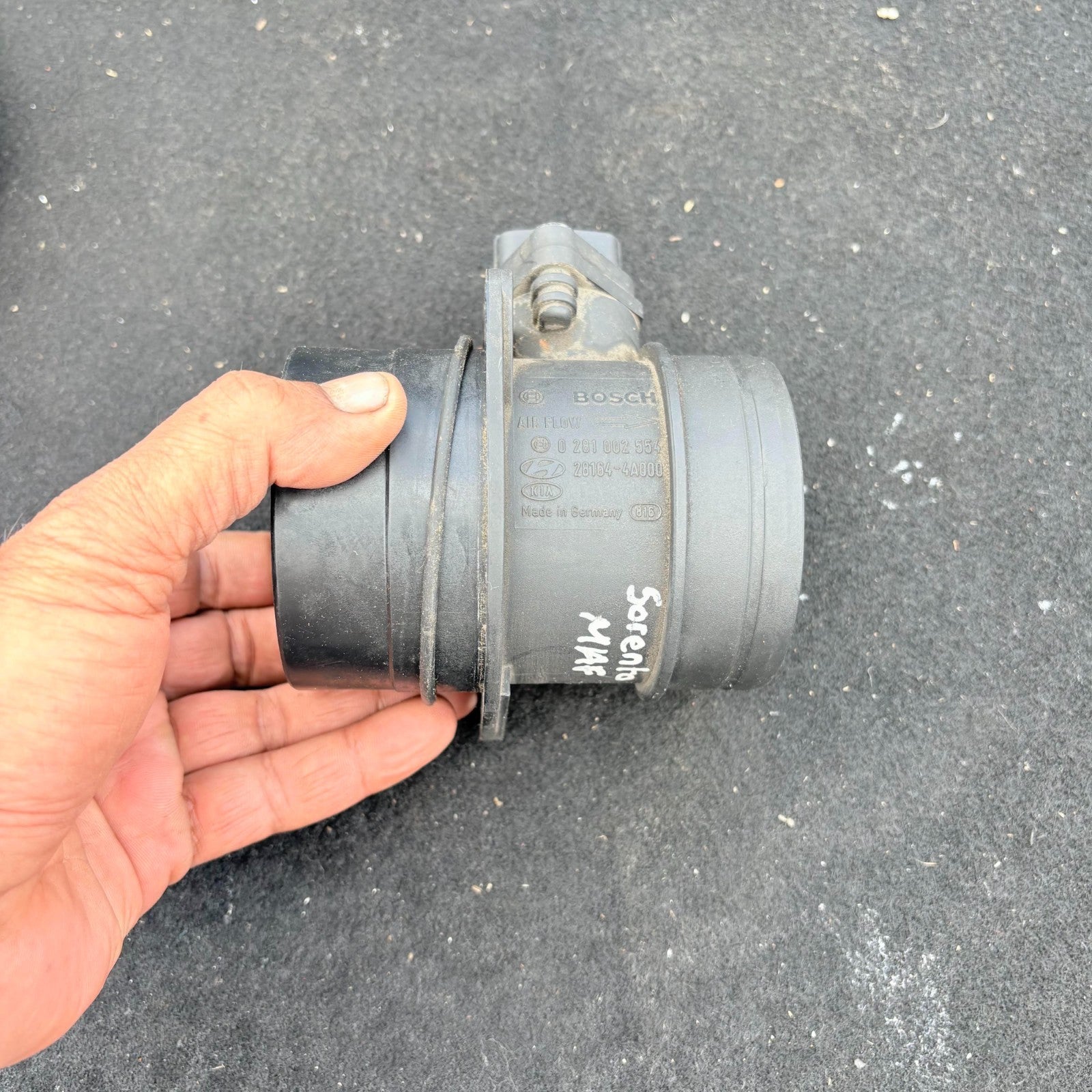 Kia Sorento Air flow mass meter 0 281 002 554