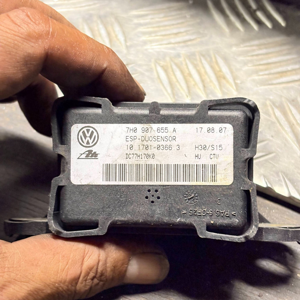AUDI A3 8P 2003-2012 ESP ACCELERATION YAW RATE SENSOR 7H0907655A