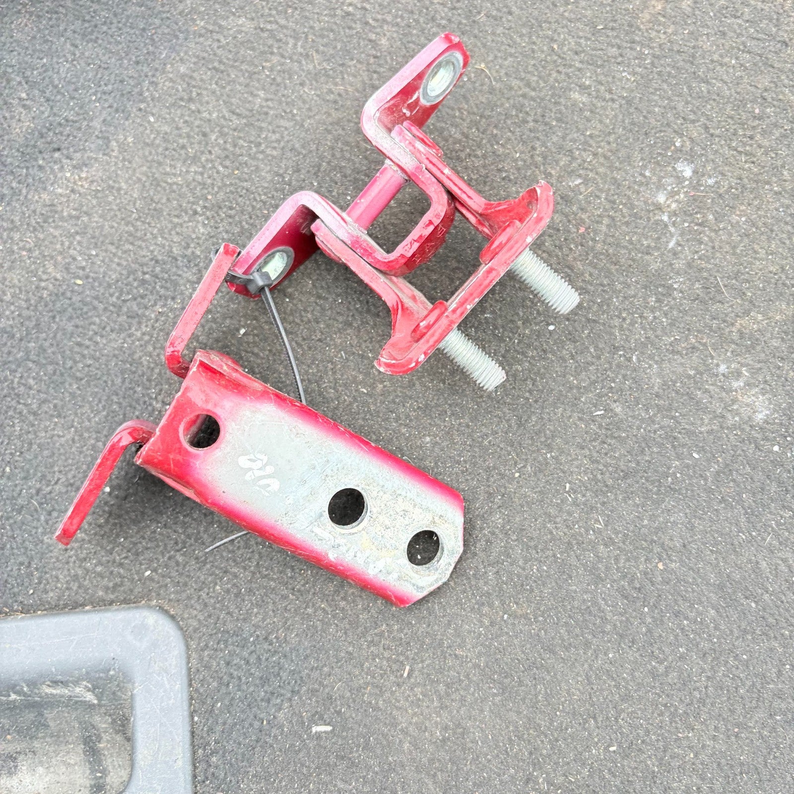 2010 MITSUBISHI LANCER GS2 OSR REAR DRIVER RIGHT SIDE DOOR HINGES PAIR