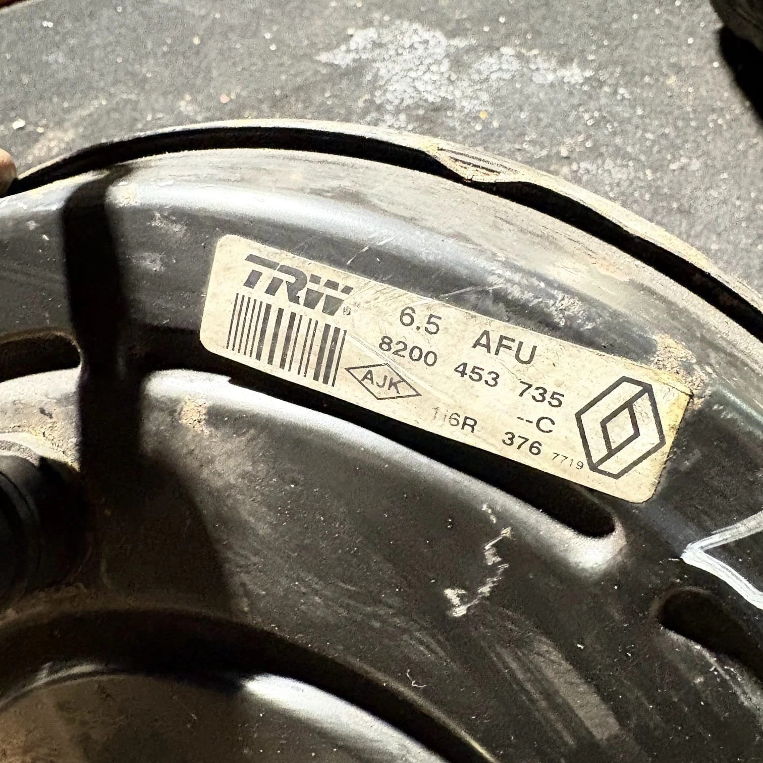 RENAULT MEGANE / SCENIC / GRAND 2005 BRAKE SERVO 8200453735
