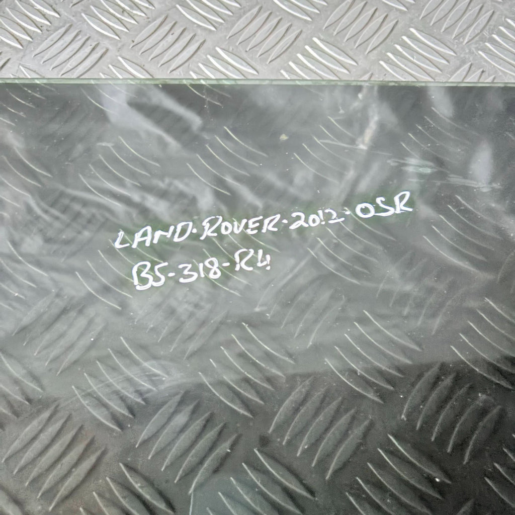 LAND ROVER 2009-2013 RIGHT REAR DRIVER SIDE DOOR WINDOW GLASS
