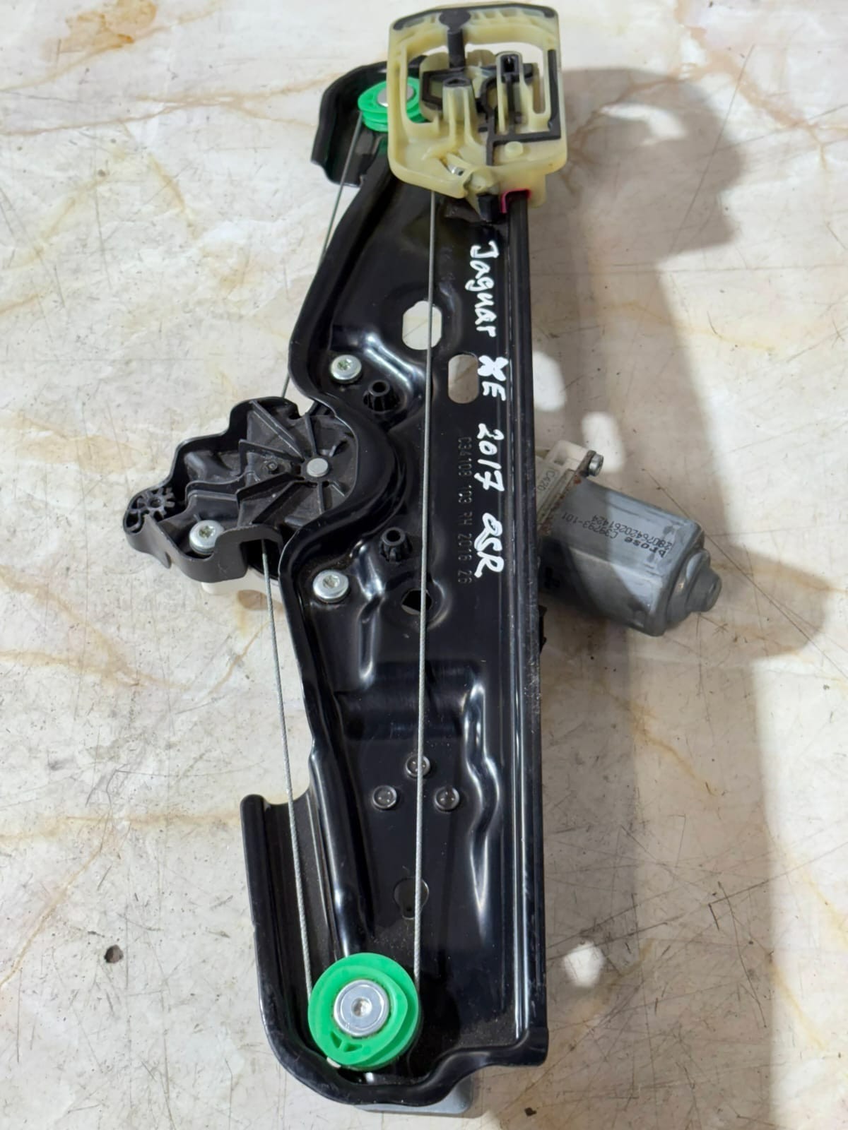 XE WINDOW REGULATOR JAGUAR DRIVERS RIGHT REAR 4 Door 2017 GX73-27000-AC