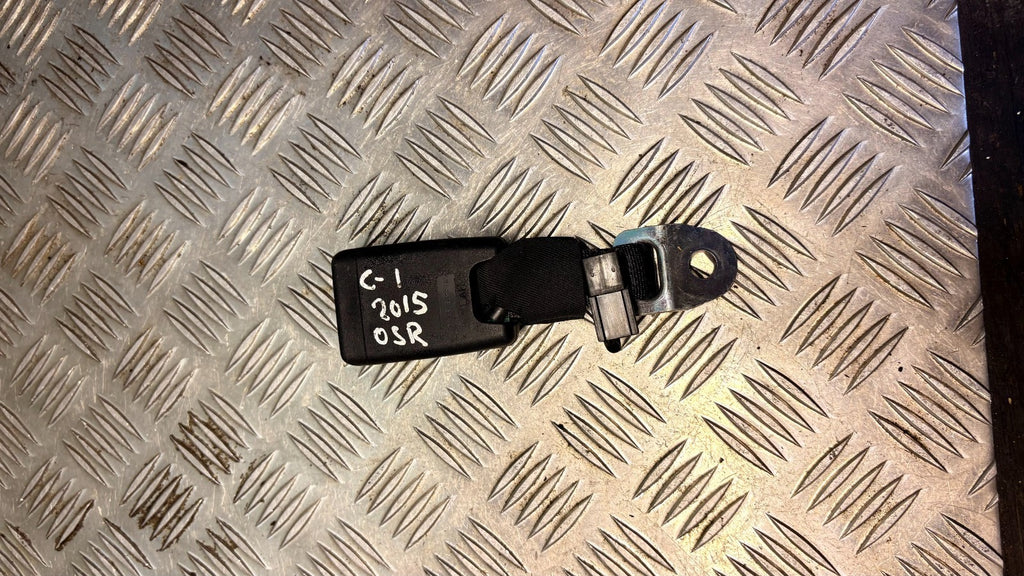 Citroen C1 Right Offside Rear Seat Belt Stalk Buckle 2014-2022