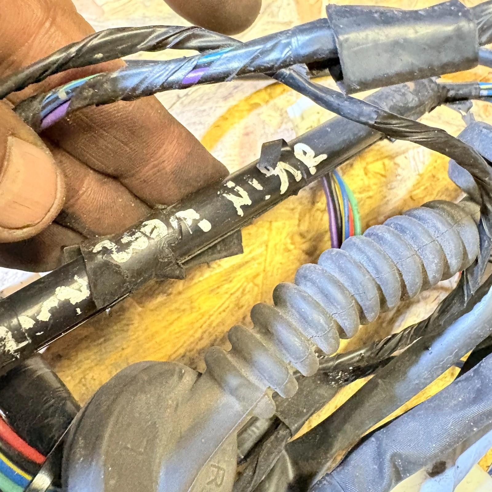 DAIHATSU SIRION 2003 PASSENGER REAR LEFT SIDE DOOR WIRING LOOM