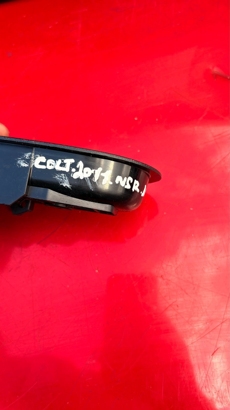 Mitsubishi Colt Left Passenger N/S Rear Inner Door Handle 2011
