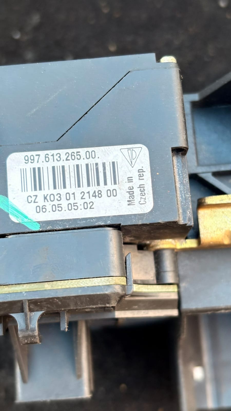 PORSCHE 911 INDICATOR WIPER STEERING COLUMN SWITCH STALKS 99761329102