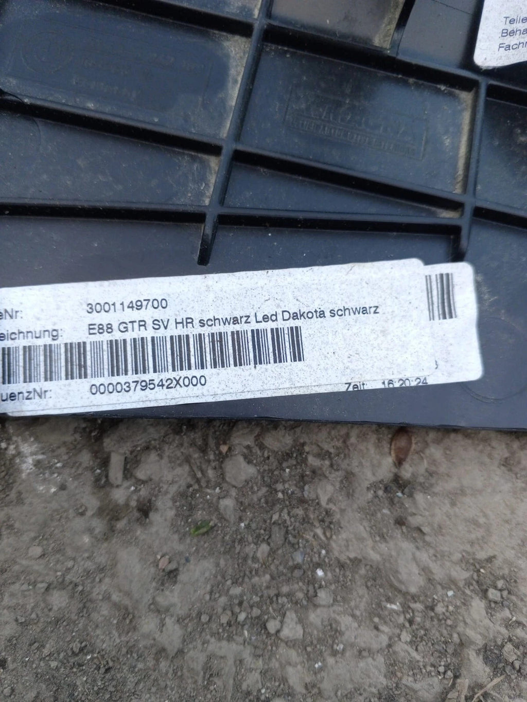 BMW E88 Convertible Driver Side Right Rear Quarter Door Card Dakota Black