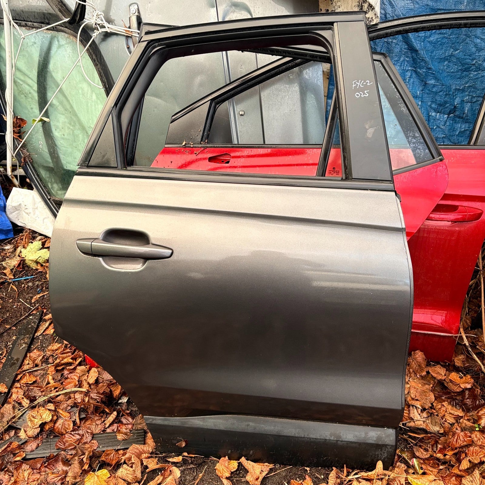 Vauxhall Crossland X P17 2017-2024 O/S Rear Complete Door Grey 5DR FREE POSTAGE